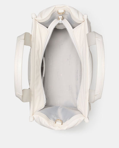 KateSpade Kip Puffy Small Tote Optic White