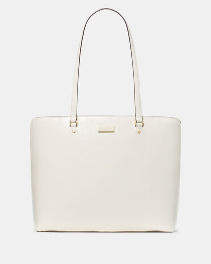 KateSpade Bridget Crinkle Patent Large Tote Meringue