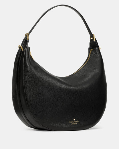 KateSpade Nova Large Crescent Shoulder Bag Black