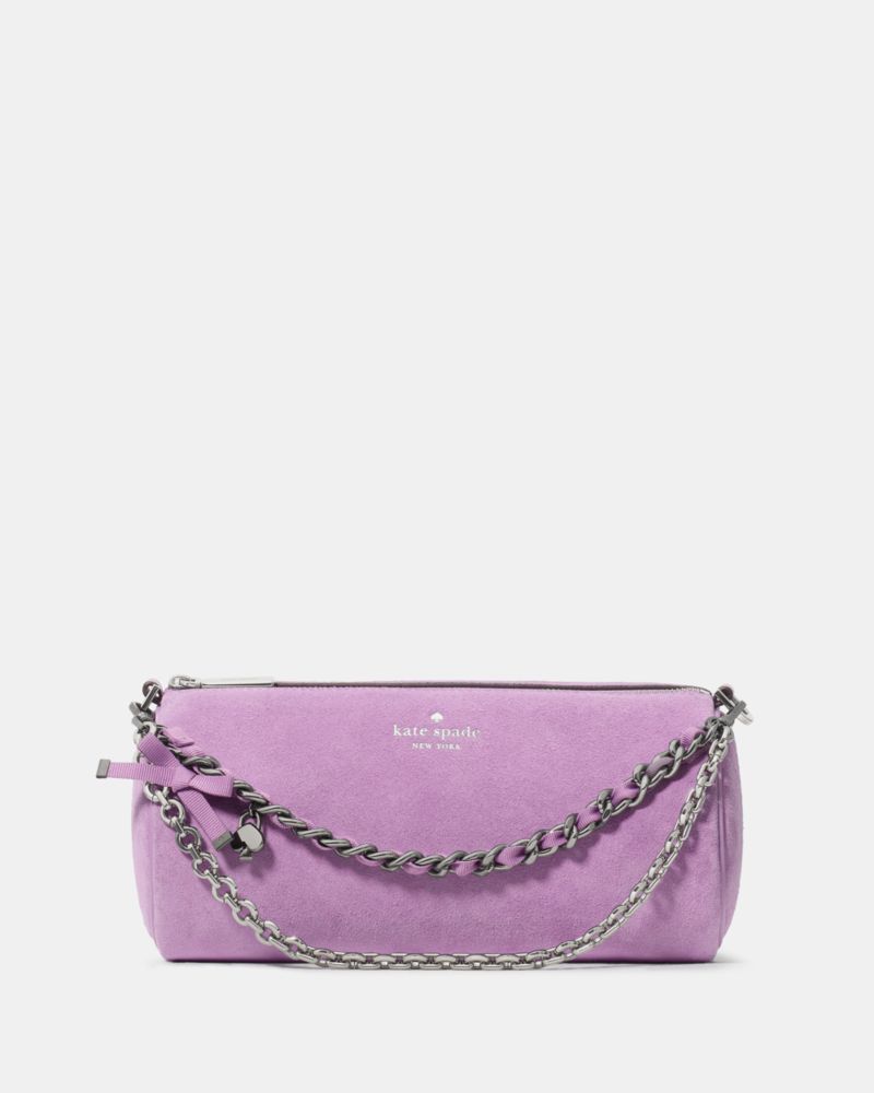 KateSpade Roulette Suede Mini Convertible Bag Wisteria