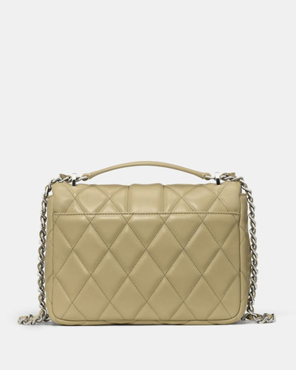 KateSpade Carey Quilted Small Flap Crossbody Elm