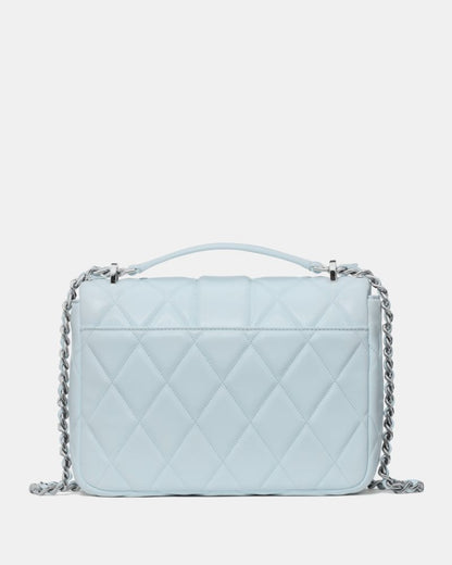KateSpade Carey Quilted Small Flap Crossbody Crisp Sky