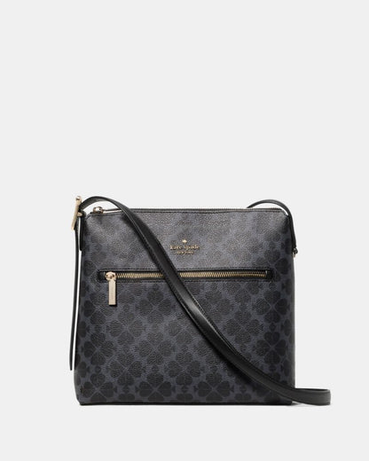 KateSpade 454 Spade Flower Swingpack Crossbody Bag Black