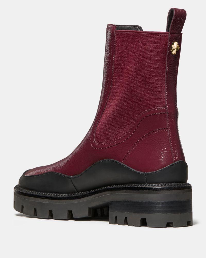Katespade London Chelsea Boot Dark Merlot