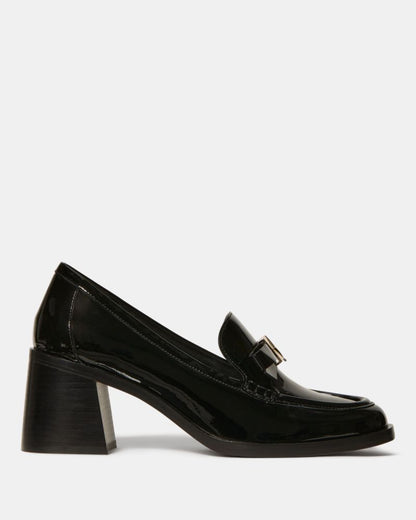 Katespade Deco Bow Heeled Loafer Black