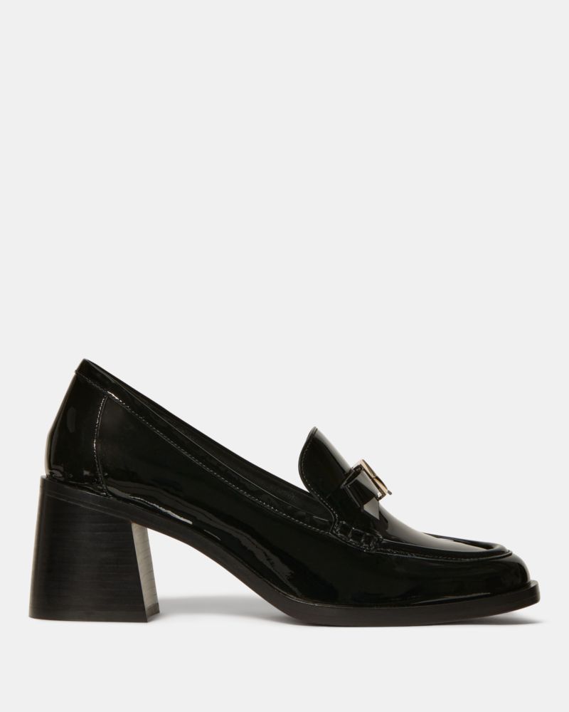 Katespade Deco Bow Heeled Loafer Black