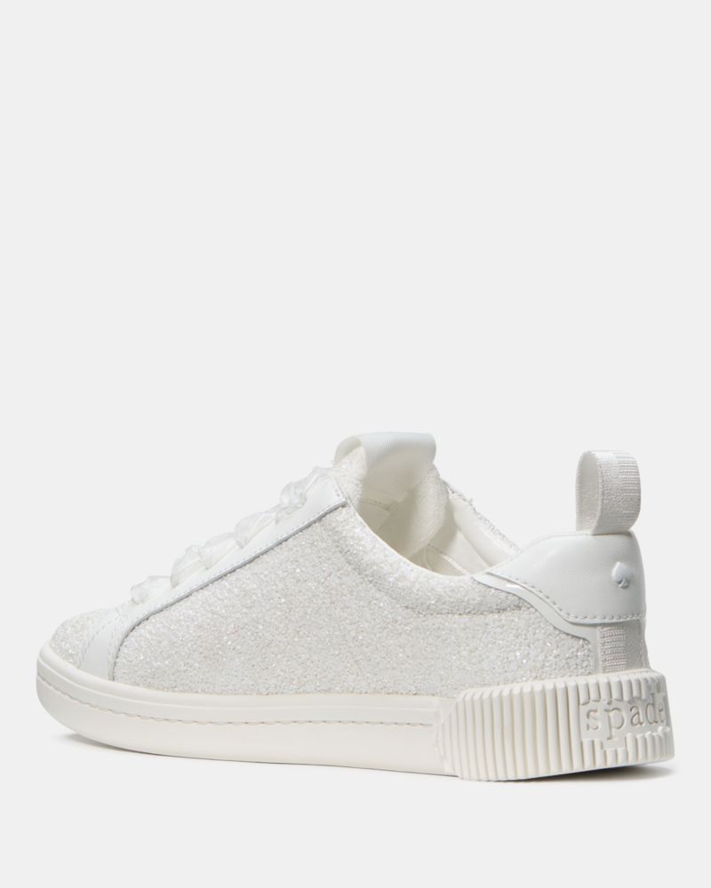 Katespade K As In Kate Court Sneaker True White
