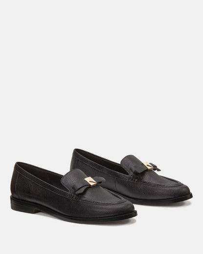 Katespade Deco Bow Loafer Black