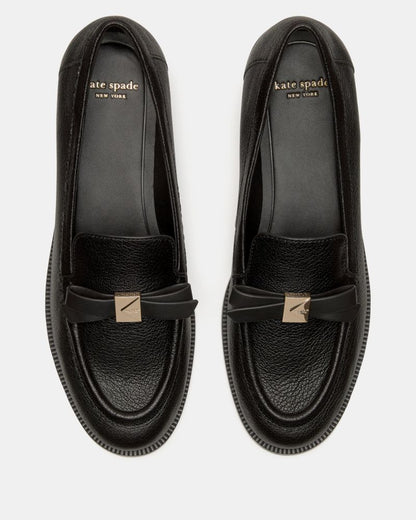Katespade Deco Bow Loafer Black