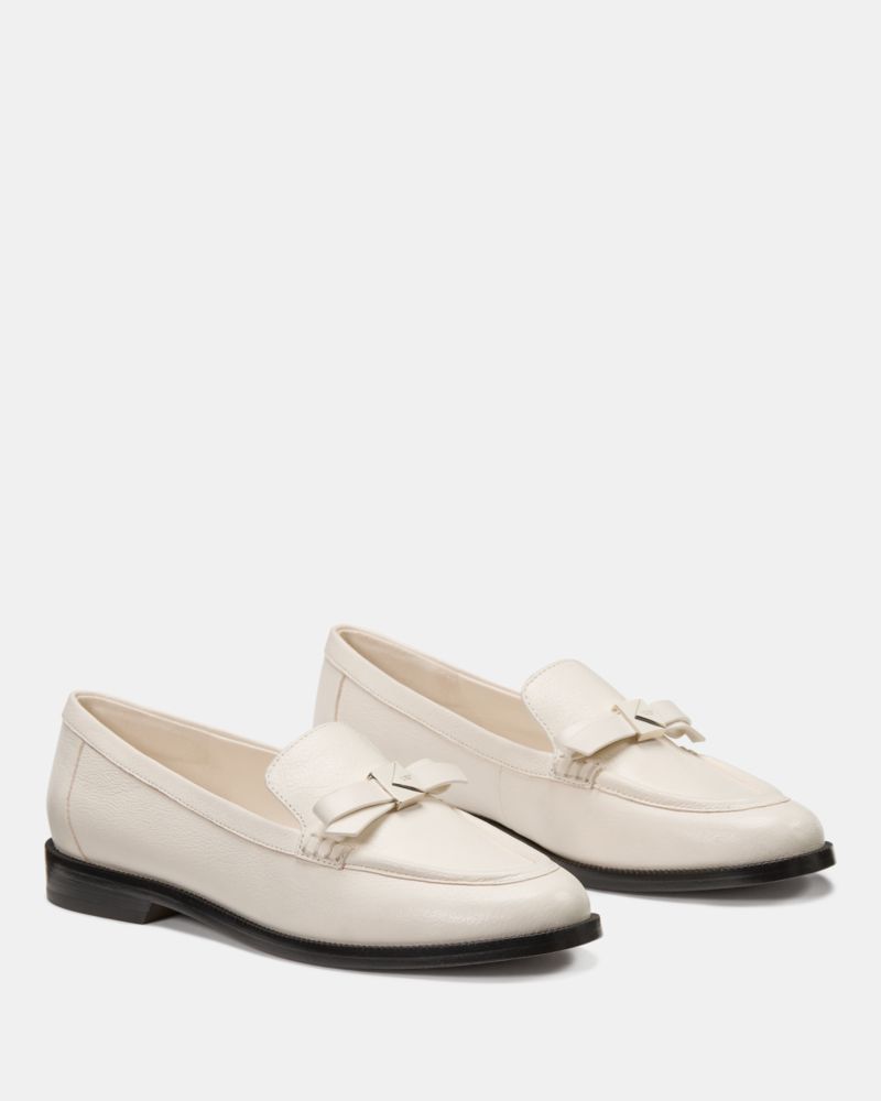 Katespade Deco Bow Loafer Cashew Milk