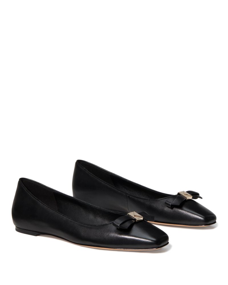 Katespade Deco Bow Flat Black