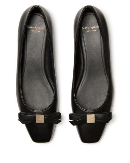 Katespade Deco Bow Flat Black