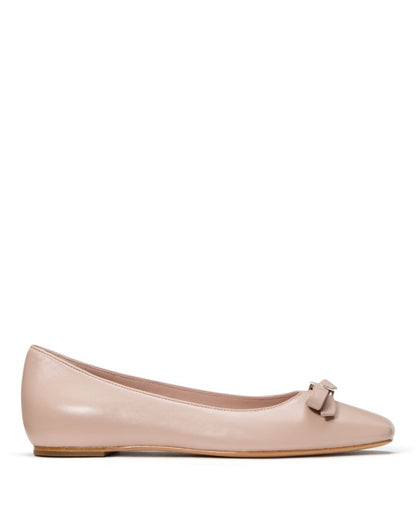 Katespade Deco Bow Flat Pale Vellum