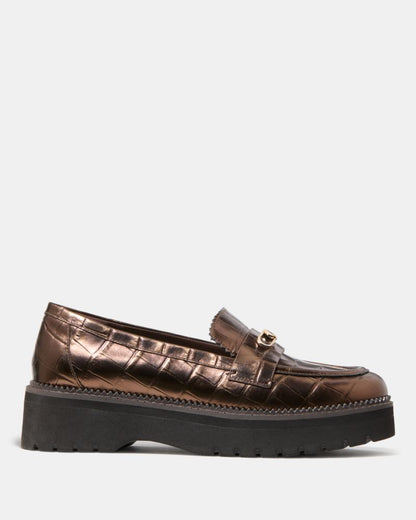 Katespade Hallie Lug Loafer Hot Fudge