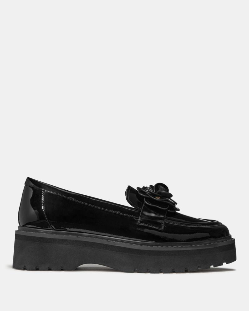 Katespade Flora Lug Loafer Black