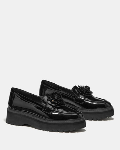 Katespade Flora Lug Loafer Black