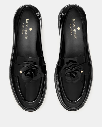 Katespade Flora Lug Loafer Black