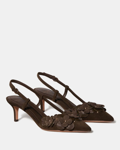 Katespade Spade Flower Garden Slingback Pump Burnt Sage