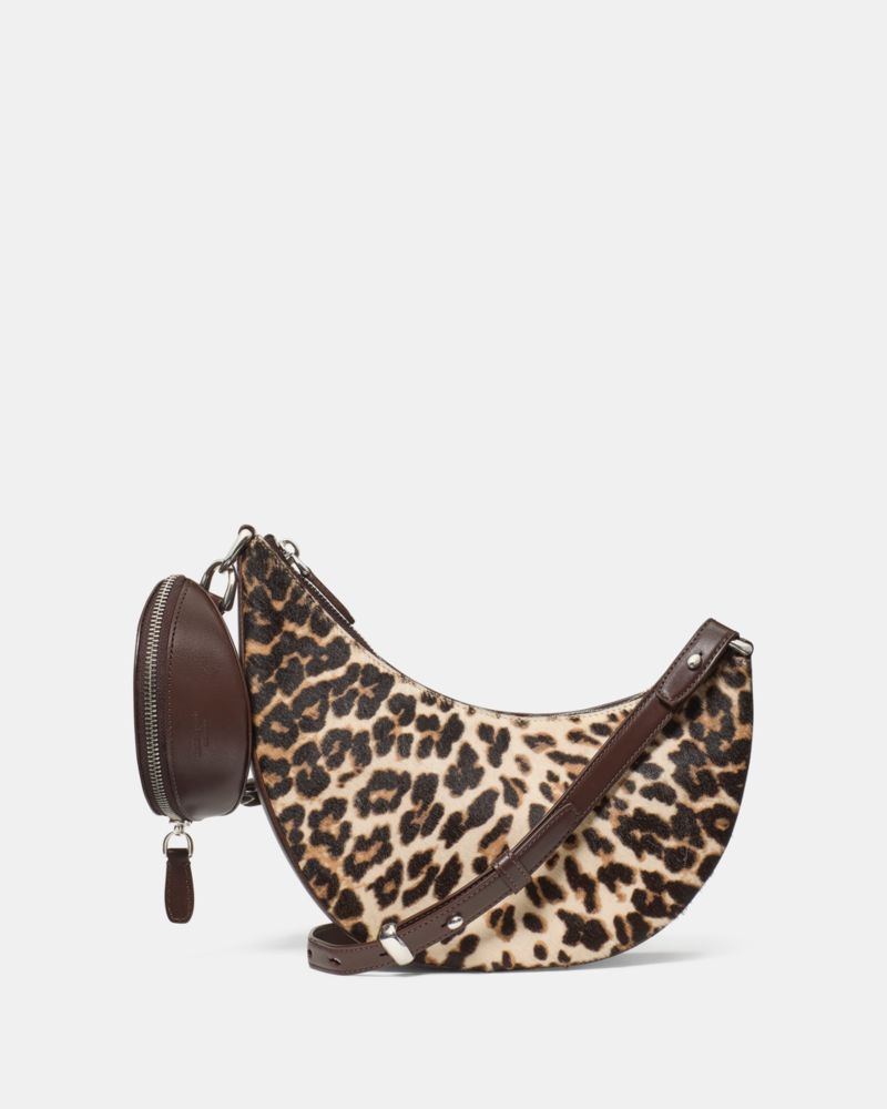 KateSpade Duo Leopard Haircalf Crossbody Bag Leopard Multi