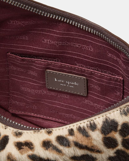 KateSpade Duo Leopard Haircalf Crossbody Bag Leopard Multi