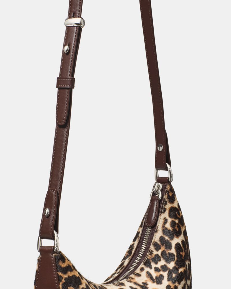 KateSpade Duo Leopard Haircalf Crossbody Bag Leopard Multi