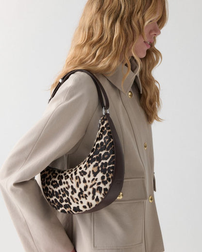 KateSpade Duo Leopard Haircalf Crossbody Bag Leopard Multi