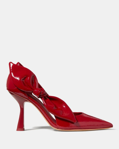 Katespade Bunnie Pump Dark Scarlet