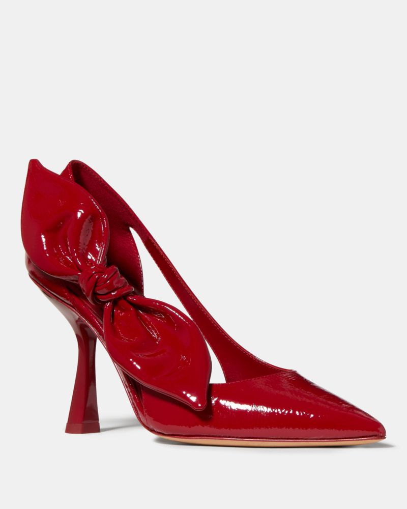 Katespade Bunnie Pump Dark Scarlet