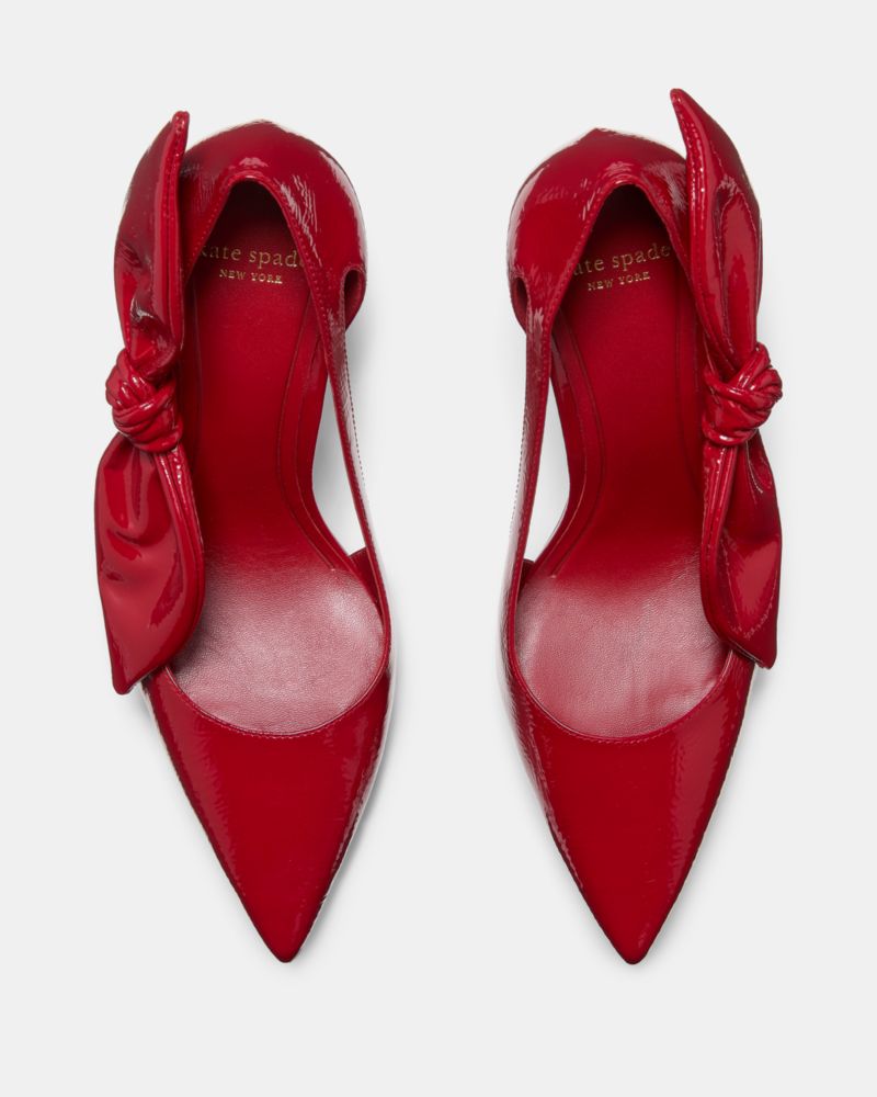 Katespade Bunnie Pump Dark Scarlet