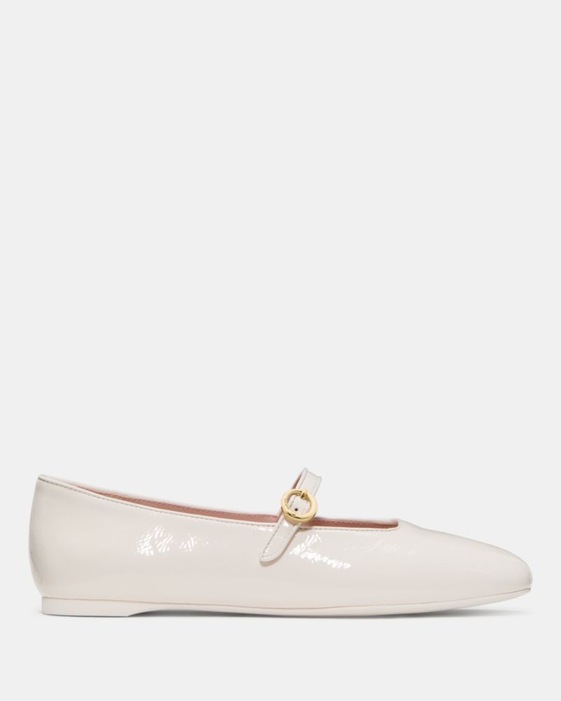 Katespade Halo Mary Jane Flat Cream