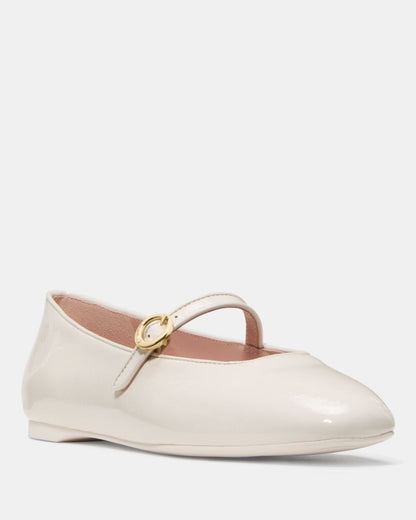 Katespade Halo Mary Jane Flat Cream