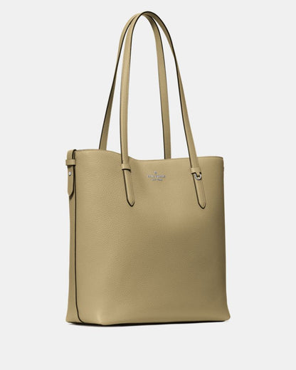 KateSpade Juliette Leather Medium Tote Elm