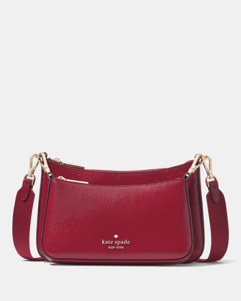 KateSpade Duet Small Crossbody Red Jam
