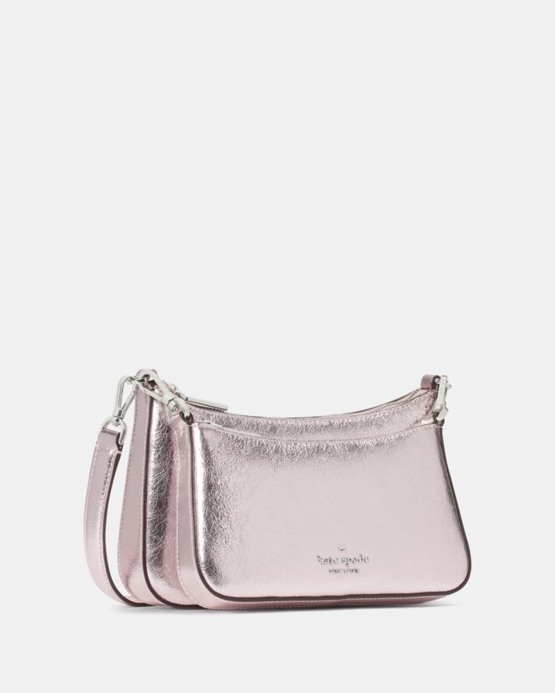 KateSpade Duet Metallic Small Crossbody Lilac Moonlight