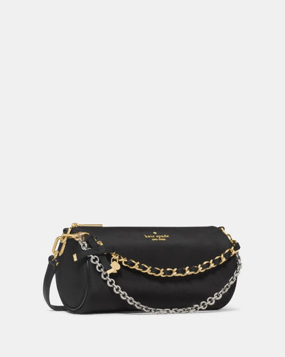 KateSpade Roulette Nylon Mini Crossbody Convertible Bag Black