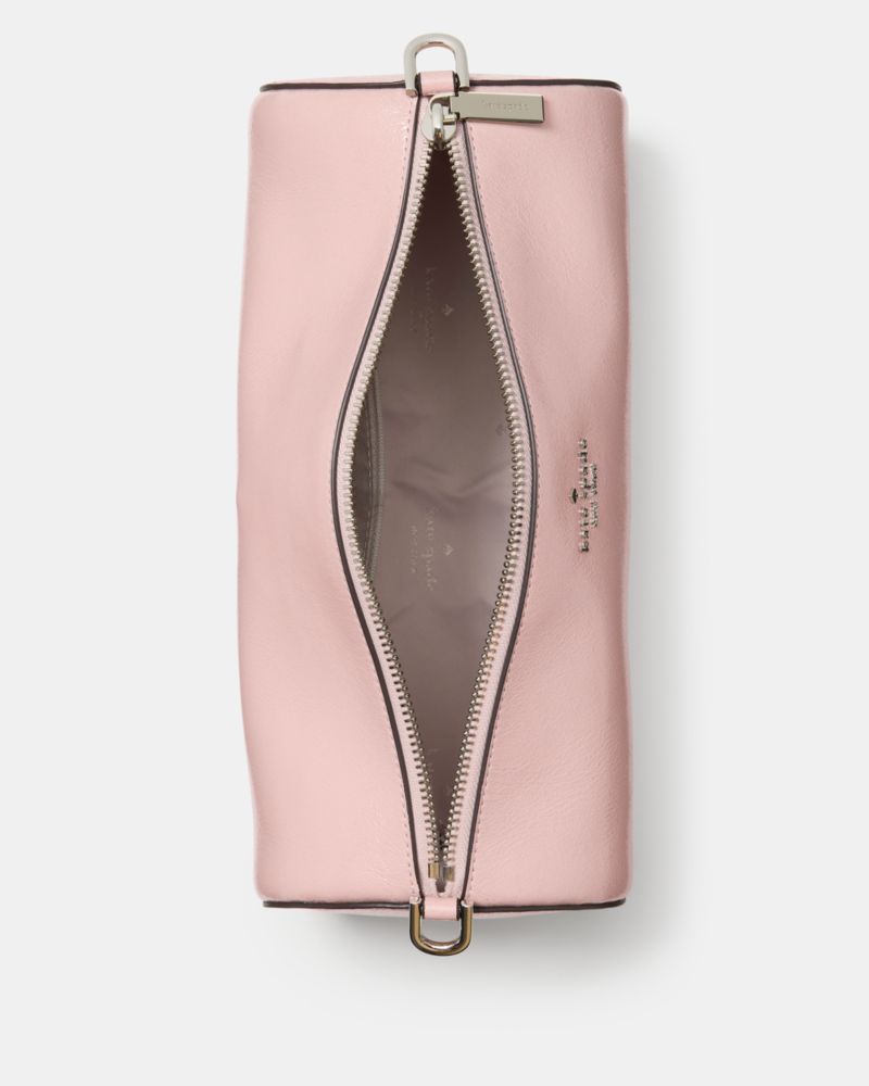 KateSpade Roulette Glazed Leather Medium Shoulder Bag Tutu Pink