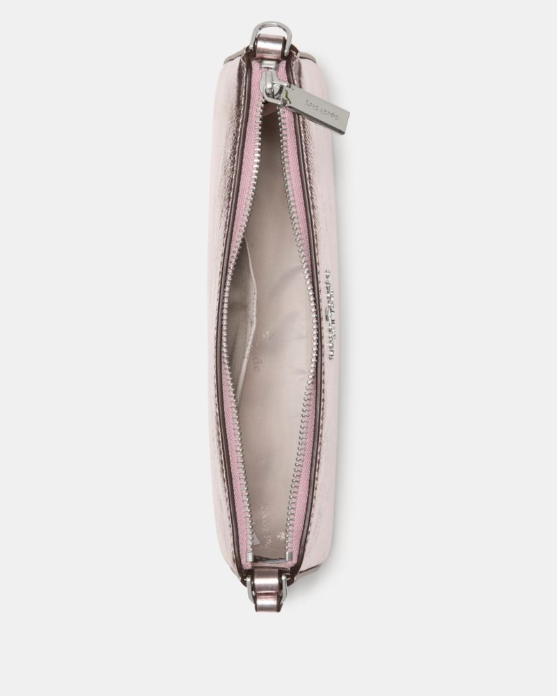 KateSpade Gemini Metallic Convertible Wristlet Lilac Moonlight