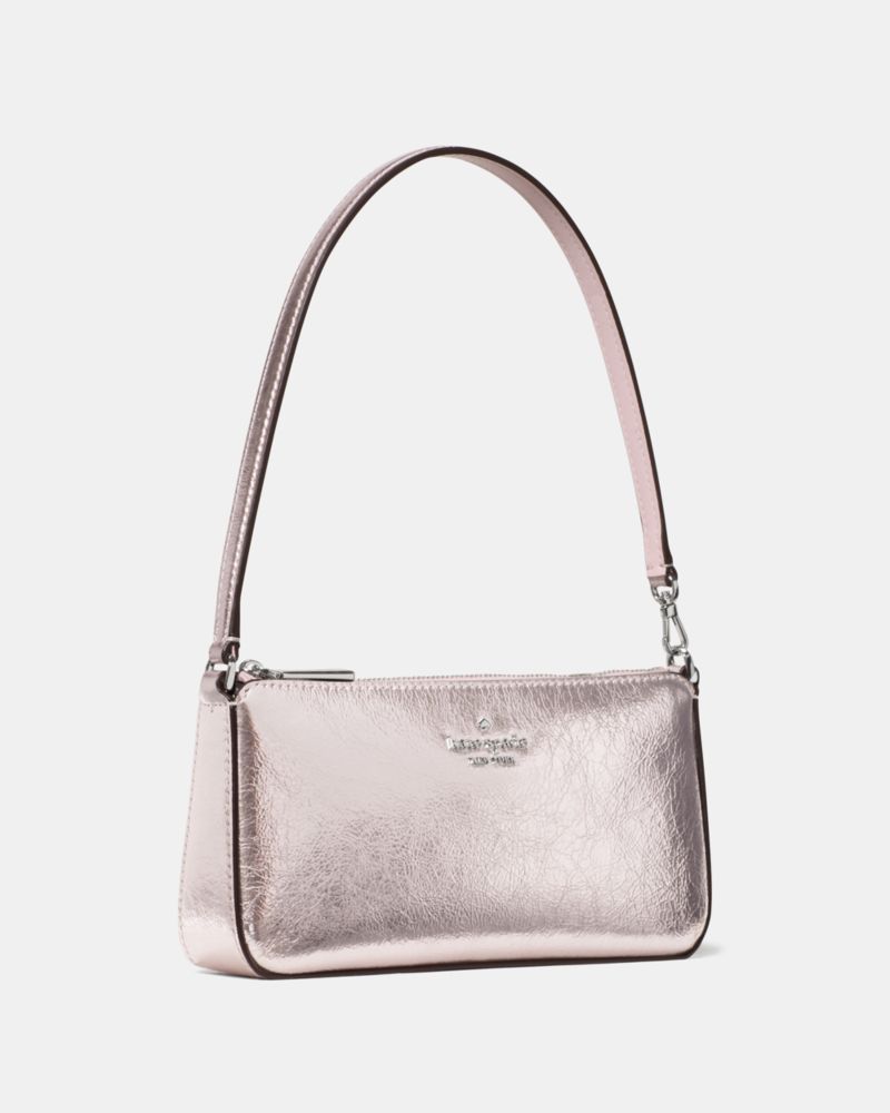 KateSpade Gemini Metallic Convertible Wristlet Lilac Moonlight