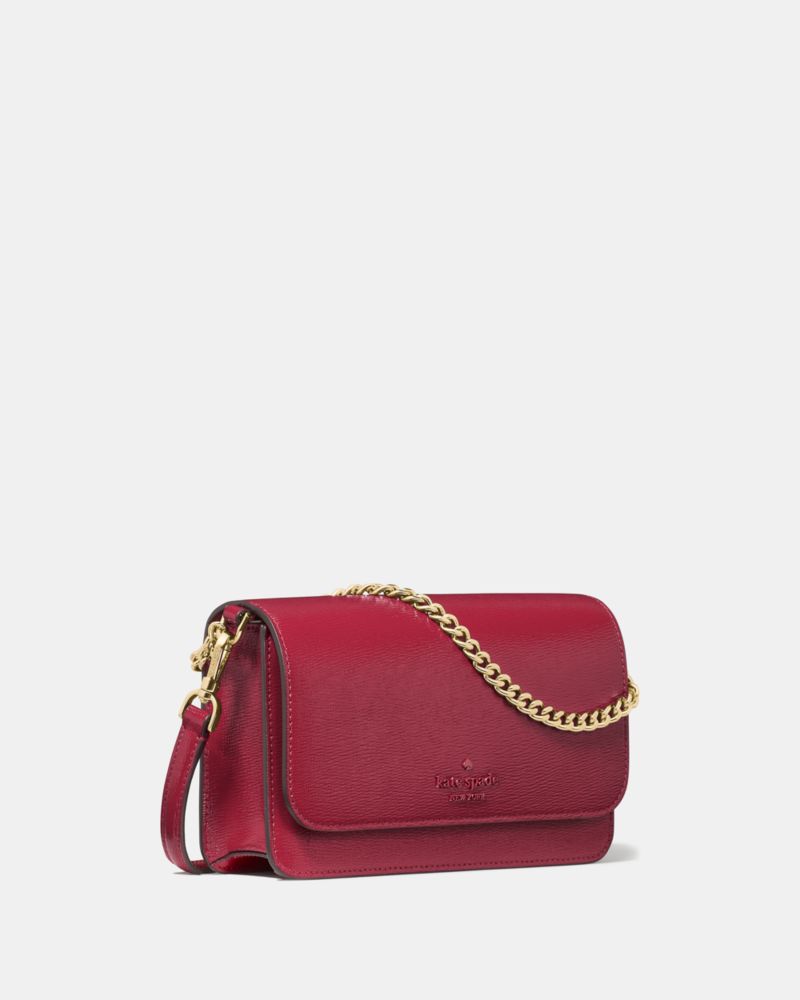 KateSpade Madison Willow Mini Flap Crossbody Red Jam