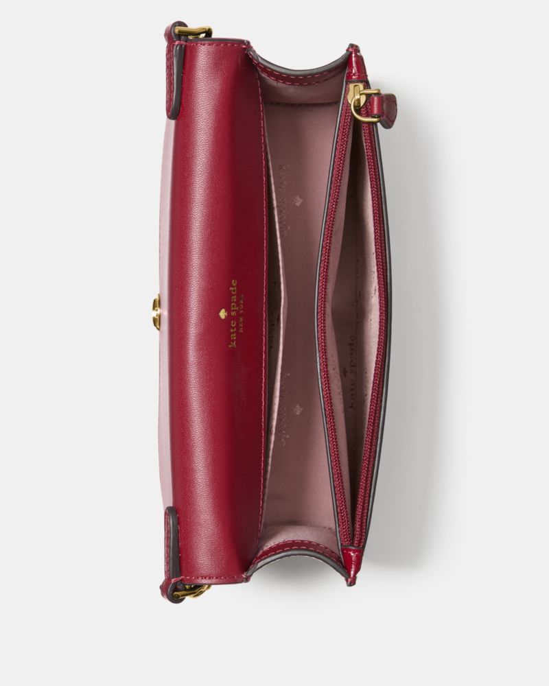 KateSpade Madison Willow Mini Flap Crossbody Red Jam
