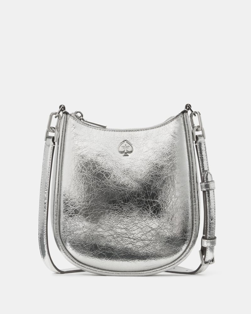 KateSpade Kayla Small Swingpack Silver