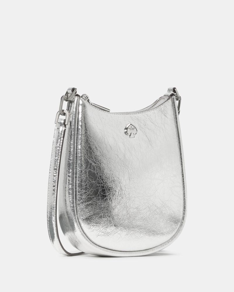 KateSpade Kayla Small Swingpack Silver