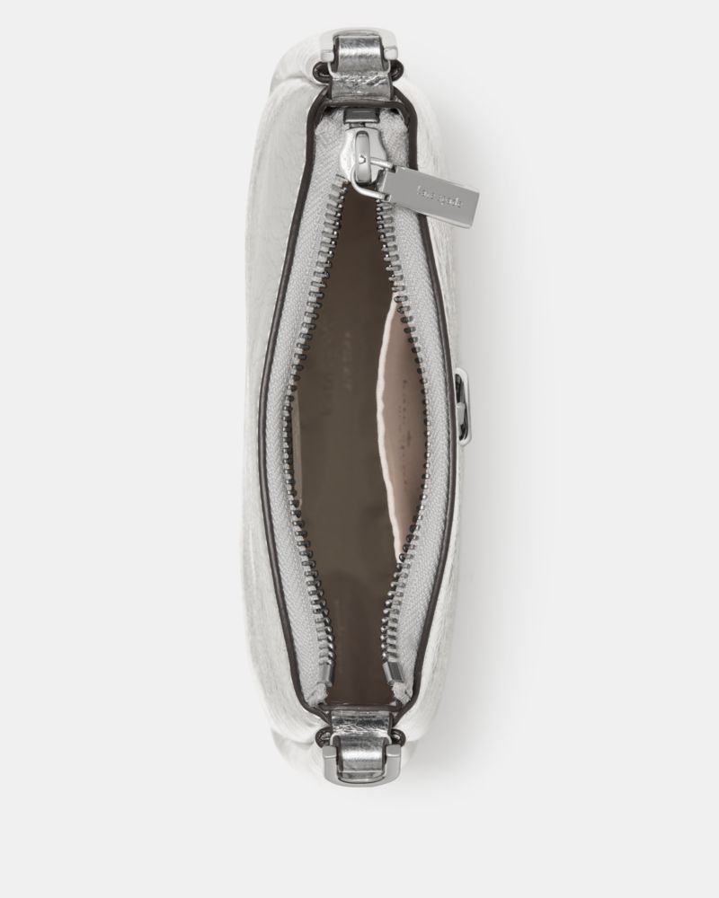 KateSpade Kayla Small Swingpack Silver
