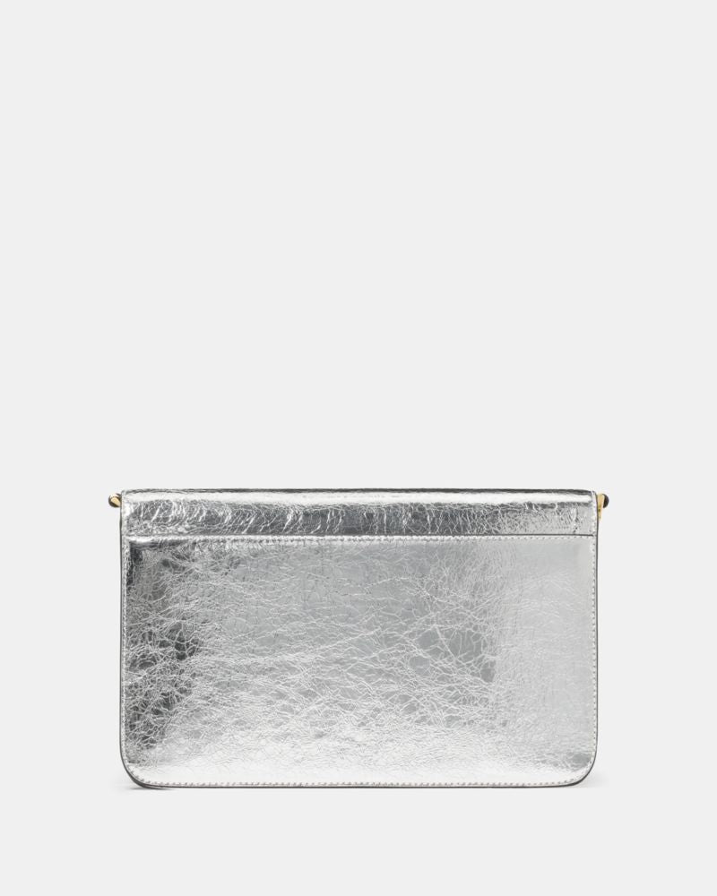 KateSpade Madison Willow Medium Convertible Crossbody Silver
