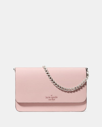KateSpade Madison Textured Patent Leather Willow Medium Convertible Crossbody Tutu Pink