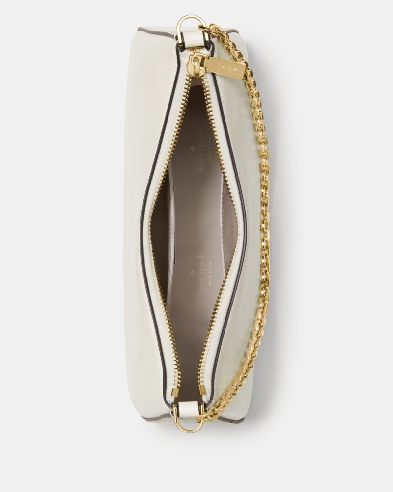 KateSpade Margot Textured Patent Leather Convertible Crossbody Meringue