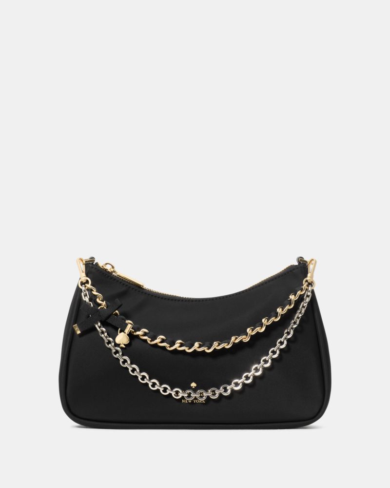 KateSpade Margot Nylon Convertible Crossbody Black