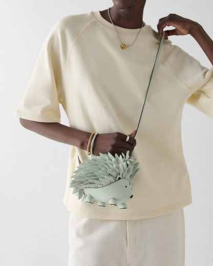 KateSpade Critters Stevie Hedgehog Mini Bag Mint Frosting Multi