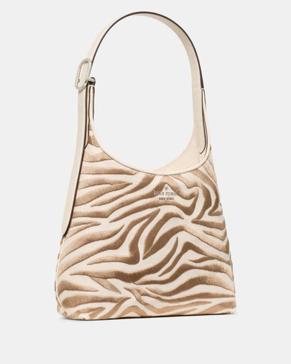 KateSpade 454 Zebra Small Shoulder Bag Neutral Multi