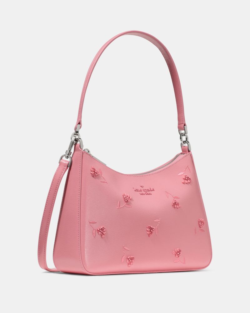 KateSpade Margot Floral Shoulder Bag Grapefruit Soda